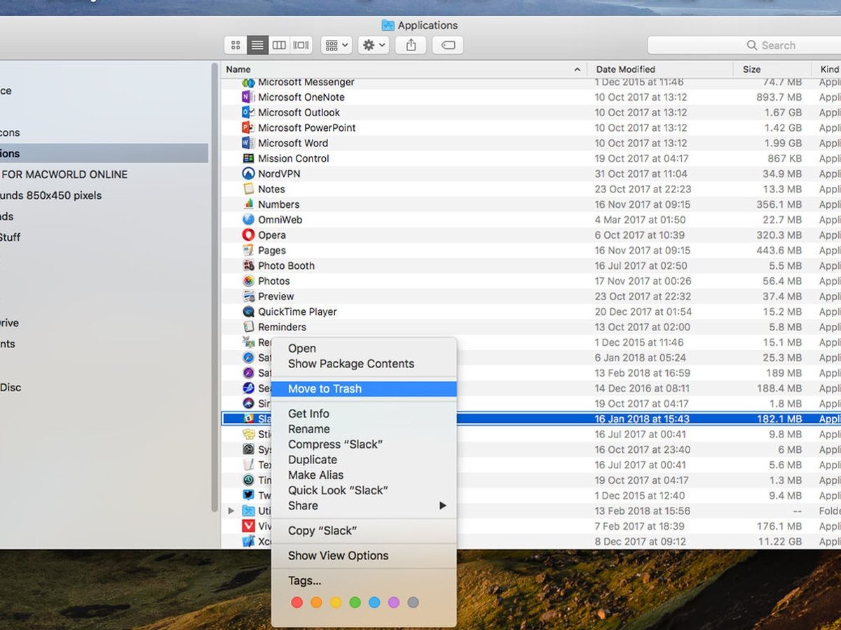 Completely remove apps from mac